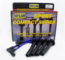 Load image into Gallery viewer, Taylor Cable 74679 8mm Spiro-Pro Ignition Wire Set; Blue; Stock; 9.5 in.; OE Spark Plug Boot; Spark Plug Wire Set Taylor Cable Default Title
