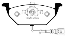 Load image into Gallery viewer, EBC 00-05 Volkswagen Beetle 2.0 Yellowstuff Front Brake Pads Brake Pads - Performance EBC   
