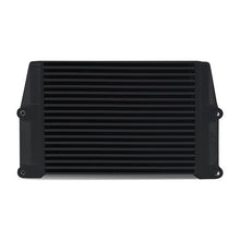 Load image into Gallery viewer, Mishimoto Heavy-Duty Oil Cooler - 10in. Same-Side Outlets - Black Oil Coolers Mishimoto
