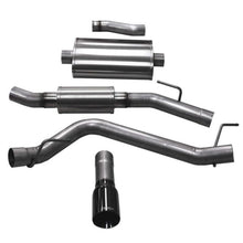 Load image into Gallery viewer, Corsa 2020-2024 Jeep Gladiator JT 3.0in Cat-Back Single Touring Side Exit w/ 4.0in Black Tip Catback CORSA Performance
