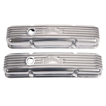 Load image into Gallery viewer, Edelbrock Valve Cover Classic Series Chevrolet 1959-1986 262-400 CI V8 Polshed Valve Covers Edelbrock
