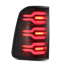 Load image into Gallery viewer, AlphaRex 19-21 Dodge Ram 1500 Luxx-Series LED Tail Lights Black/Red w/Activ Light/Seq Signal Tail Lights AlphaRex
