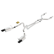 Load image into Gallery viewer, Borla 2011-2012 Mustang GT 5.0L Black Chrome 4.5in Rd Tip ATAK Catback Exhaust Catback Borla
