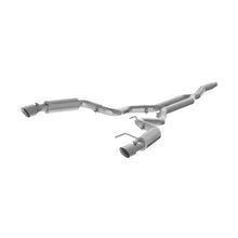 Load image into Gallery viewer, MBRP 15-18 Ford Mustang EcoBoost 2.3L T409 3in Cat Back Dual Split Rear Exit (Race Version) Catback MBRP
