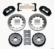 Wilwood Narrow Superlite 4R Rear Kit 12.88in Drilled 97-04 Corvette C5/Z06 Big Brake Kits Wilwood