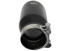 Load image into Gallery viewer, aFe MACH Force-Xp Universal 409 SS Single-Wall Clamp-On Exhaust Tip - Black Tips aFe
