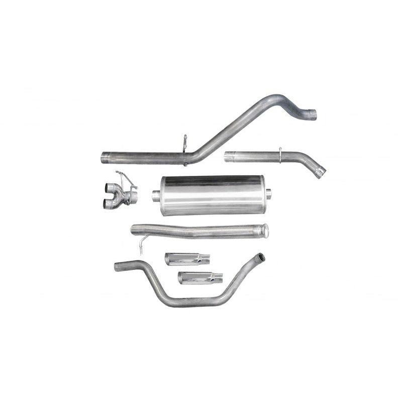 Corsa 2009-2013 Chevrolet Silverado Reg. Cab/Long Bed 1500 4.8L V8 Polished Sport Cat-Back Exhaust Catback CORSA Performance