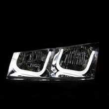 Load image into Gallery viewer, ANZO 2003-2006 Chevrolet Silverado 1500 Projector Headlights w/ U-Bar Chrome Headlights ANZO
