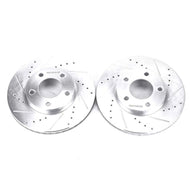 Power Stop 01-07 Ford Escape Front Evolution Drilled & Slotted Rotors - Pair Brake Rotors - Slot & Drilled PowerStop