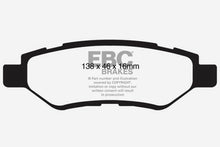Load image into Gallery viewer, EBC 09-15 Chevrolet Camaro 3.6L Bluestuff Rear Brake Pads Brake Pads - Racing EBC   
