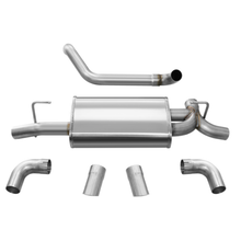 Load image into Gallery viewer, Corsa 2018-2024 Jeep Wrangler JL 2.5in Dual Rear Turn Down Exit Sport Axle-Back Exhaust Axle Back CORSA Performance
