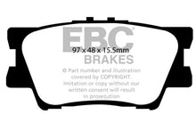 Load image into Gallery viewer, EBC 13+ Lexus ES300h 2.5 Hybrid Redstuff Rear Brake Pads Brake Pads - Performance EBC   
