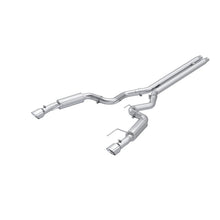 Load image into Gallery viewer, MBRP 2024 Ford Mustang GT S650, 5.0L 3in Dual Split Rear Aluminized Steel Catback MBRP   
