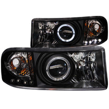 Load image into Gallery viewer, ANZO 1994-2001 Dodge Ram Projector Headlights w/ Halo Black Headlights ANZO
