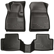 Husky Liners 13-14 Buick Encore WeatherBeater Black Front/2nd Row Floor Liners Floor Mats - Rubber Husky Liners
