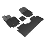 3D Maxpider 2023+ Genesis Gv60 Kagu Floor Mat- Black R1 R2 R3 Floor Mats - Rubber 3D MAXpider   