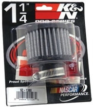 Load image into Gallery viewer, K&amp;N 1.25in Flange ID x 3in OD x 2.5 inch H Rubber Base Crankcase Vent Filter Air Filters - Universal Fit K&amp;N Engineering   
