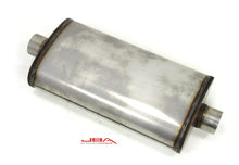 Load image into Gallery viewer, JBA Universal Dual Core 304SS Muffler 22x11x6 3in Inlet Diameter Muffler JBA
