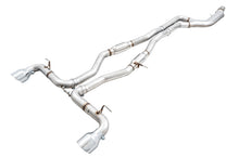 Load image into Gallery viewer, AWE Tuning 2020 Toyota Supra A90 Track Edition Exhaust - 5in Chrome Silver Tips Catback AWE Tuning   
