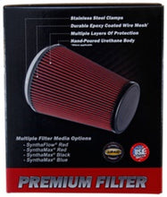 Load image into Gallery viewer, Airaid 10-14 Ford Mustang Shelby 5.4L Supercharged Direct Replacement Filter - Oiled / Blue Media Air Filters - Direct Fit Airaid

