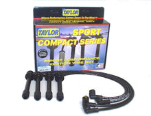 Load image into Gallery viewer, Taylor Cable 77006 8mm Spiro-Pro Ignition Wire Set; Black; Stock; 9.5 in.; OE Spark Plug Boot; Spark Plug Wire Set Taylor Cable
