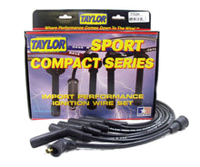 Load image into Gallery viewer, Taylor Cable 77034 8mm Spiro-Pro Ignition Wire Set; Black; Stock; 9.5 in.; OE Spark Plug Boot; Spark Plug Wire Set Taylor Cable
