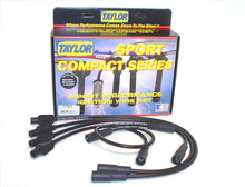 Load image into Gallery viewer, Taylor Cable 77083 8mm Spiro-Pro Ignition Wire Set; Black; Stock; 11.75 in.; 180 Deg. Plug Boot; Spark Plug Wire Set Taylor Cable
