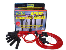 Load image into Gallery viewer, Taylor Cable 77084 8mm Spiro-Pro Ignition Wire Set; Black; Stock; 11.75 in.; 180 Deg. Plug Boot; Spark Plug Wire Set Taylor Cable
