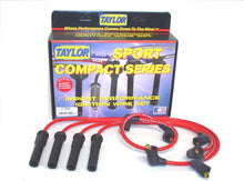 Load image into Gallery viewer, Taylor Cable 77220 8mm Spiro-Pro Ignition Wire Set; Red; Stock; 11.75 in.; 180 Deg. Plug Boot; Spark Plug Wire Set Taylor Cable
