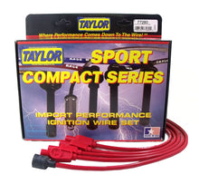 Load image into Gallery viewer, Taylor Cable 77280 8mm Spiro-Pro Ignition Wire Set; Red; Stock; 11.75 in.; 180 Deg. Plug Boot; Spark Plug Wire Set Taylor Cable

