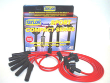 Load image into Gallery viewer, Taylor Cable 77284 8mm Spiro-Pro Ignition Wire Set; Red; Stock; 11.75 in.; 180 Deg. Plug Boot; Spark Plug Wire Set Taylor Cable
