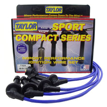 Load image into Gallery viewer, Taylor Cable 77604 8mm Spiro-Pro Ignition Wire Set; Blue; Stock; 9.5 in.; OE Spark Plug Boot; Spark Plug Wire Set Taylor Cable Default Title

