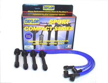 Load image into Gallery viewer, Taylor Cable 77607 8mm Spiro-Pro Ignition Wire Set; Blue; Stock; 9.5 in.; OE Spark Plug Boot; Spark Plug Wire Set Taylor Cable Default Title
