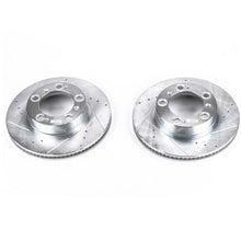 Load image into Gallery viewer, Power Stop 97-04 Porsche Boxster Front Evolution Drilled &amp; Slotted Rotors - Pair Brake Rotors - Slot &amp; Drilled PowerStop
