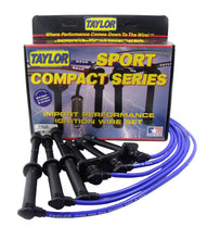 Load image into Gallery viewer, Taylor Cable 77625 8mm Spiro-Pro Ignition Wire Set; Blue; Stock; 9.5 in.; OE Spark Plug Boot; Spark Plug Wire Set Taylor Cable Default Title
