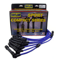 Load image into Gallery viewer, Taylor Cable 77640 8mm Spiro-Pro Ignition Wire Set; Spiro-Wound; Custom Fit; 90/135 deg.; Blue; Spark Plug Wire Set Taylor Cable Default Title
