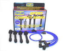 Load image into Gallery viewer, Taylor Cable 77645 8mm Spiro-Pro Ignition Wire Set; Blue; Stock; 9.5 in.; OE Spark Plug Boot; Spark Plug Wire Set Taylor Cable
