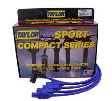 Load image into Gallery viewer, Taylor Cable 77681 8mm Spiro-Pro Ignition Wire Set; Blue; Stock; 11.75 in.; 180 Deg. Plug Boot; Spark Plug Wire Set Taylor Cable Default Title
