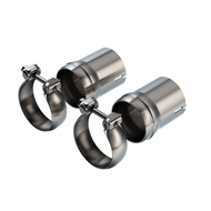 Borla 18-22 Dodge Charger R/T 5.7L V8 T-304 Stainless Steel Ball Flare Tip Adapter - Brushed Clamps Borla