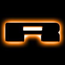 Load image into Gallery viewer, ORACLE Lighting Universal Illuminated LED Letter Badges - Matte Blk Surface Finish - R SEE WARRANTY Light Accessories and Wiring ORACLE Lighting
