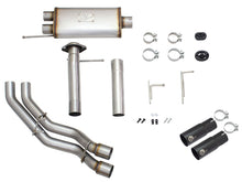 Load image into Gallery viewer, aFe Rebel Exhausts 3in SS Cat-Back 09-14 Ford F-150 4.6/5.0/5.4L w/ Black Tips Catback aFe

