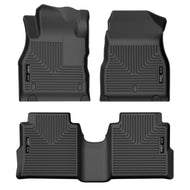 Husky Liners 18-22 Nissan Kicks Weatherbeater Black Front & 2nd Seat Floor Liners Floor Mats - Rubber Husky Liners