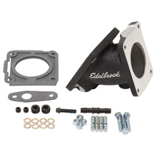 Load image into Gallery viewer, Edelbrock EFI Throttle Body Adaptor (Elbow) Ford Mustang 94-95 w/ Black Mini Texture Powder Coat Throttle Bodies Edelbrock
