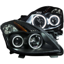 Load image into Gallery viewer, ANZO 2008-2009 Nissan Altima (2 Door ONLY) Projector Headlights w/ Halo Black (CCFL) Headlights ANZO
