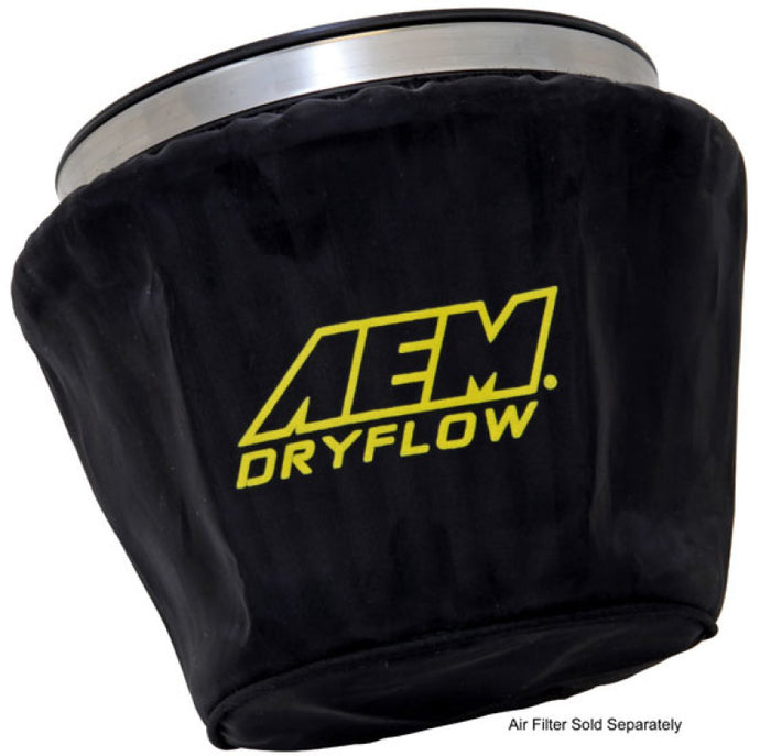 AEM Air Filter Wrap Black 7.5in Length x 5in Width x 5in Height Pre-Filters AEM Induction   