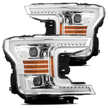 Load image into Gallery viewer, AlphaRex 18-19 Ford F-150 PRO-Series Projector Headlights Plank Style Chrm w/Activ Light/Seq Signal Headlights AlphaRex
