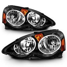 Load image into Gallery viewer, ANZO 2002-2004 Acura Rsx Crystal Headlights Black Headlights ANZO
