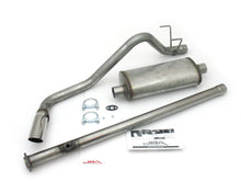 Load image into Gallery viewer, JBA 95-99 Toyota Tacoma (Xtra Cab) 2.4L/2.7L 409SS Pass Side Single Exit Cat-Back Exhaust Catback JBA

