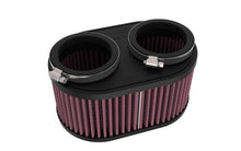 Load image into Gallery viewer, K&amp;N 2-1/8in DUAL FLG 6-1/4 X 4inOD 3inH Universal Clamp-On Air Filter Air Filters - Universal Fit K&amp;N Engineering   

