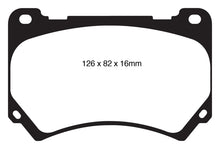Load image into Gallery viewer, EBC 11+ Hyundai Equus 4.6 Yellowstuff Front Brake Pads Brake Pads - Performance EBC   
